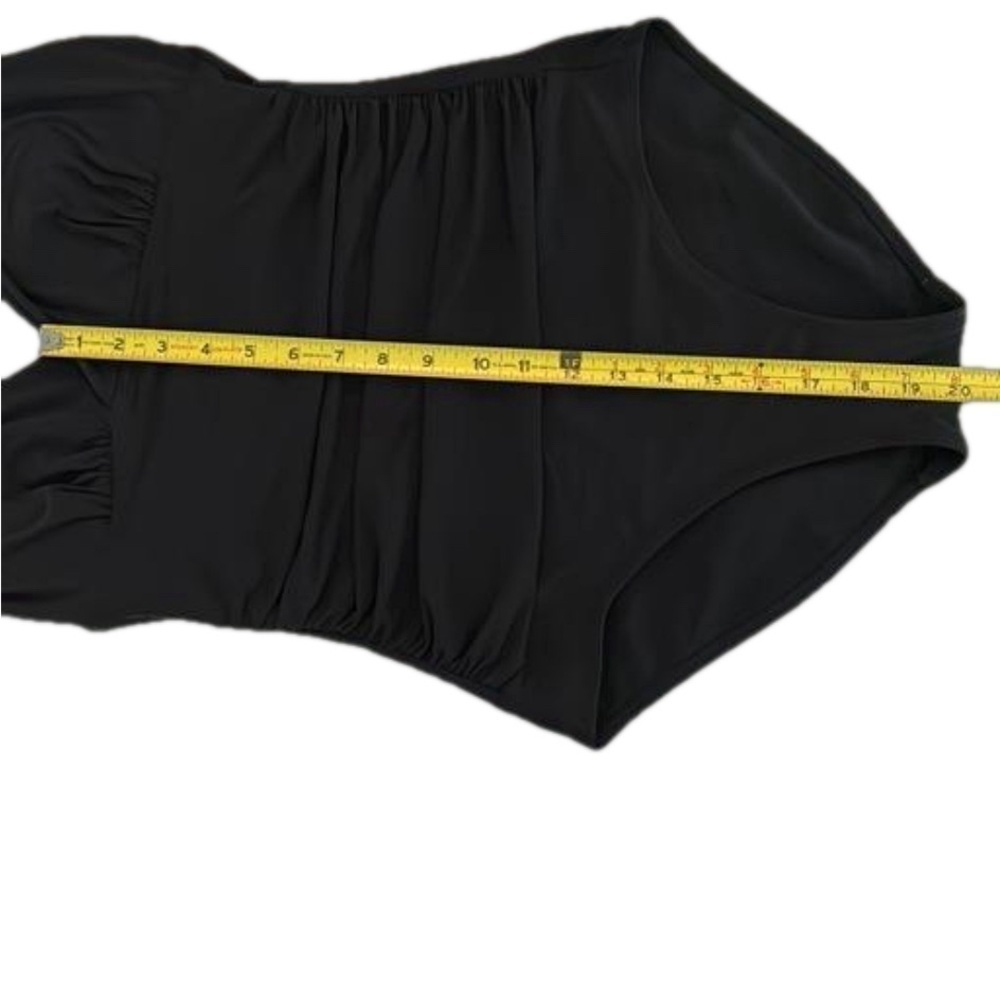 L.L. Bean One Piece Swimsuit, Size 10, Black - Picture 3 of 9